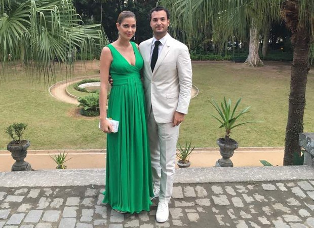 Ana Beatriz com o marido Karim (Foto: Reprodução)